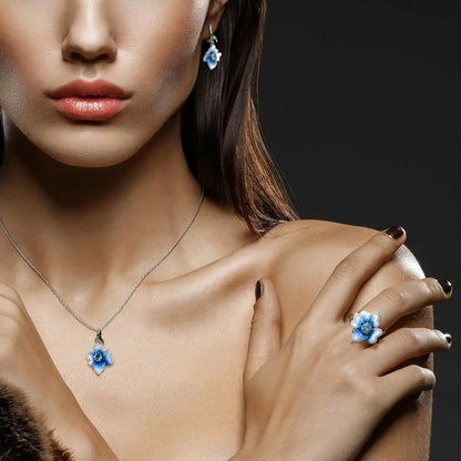 Fioritura d'Azzurro - Kolczyki